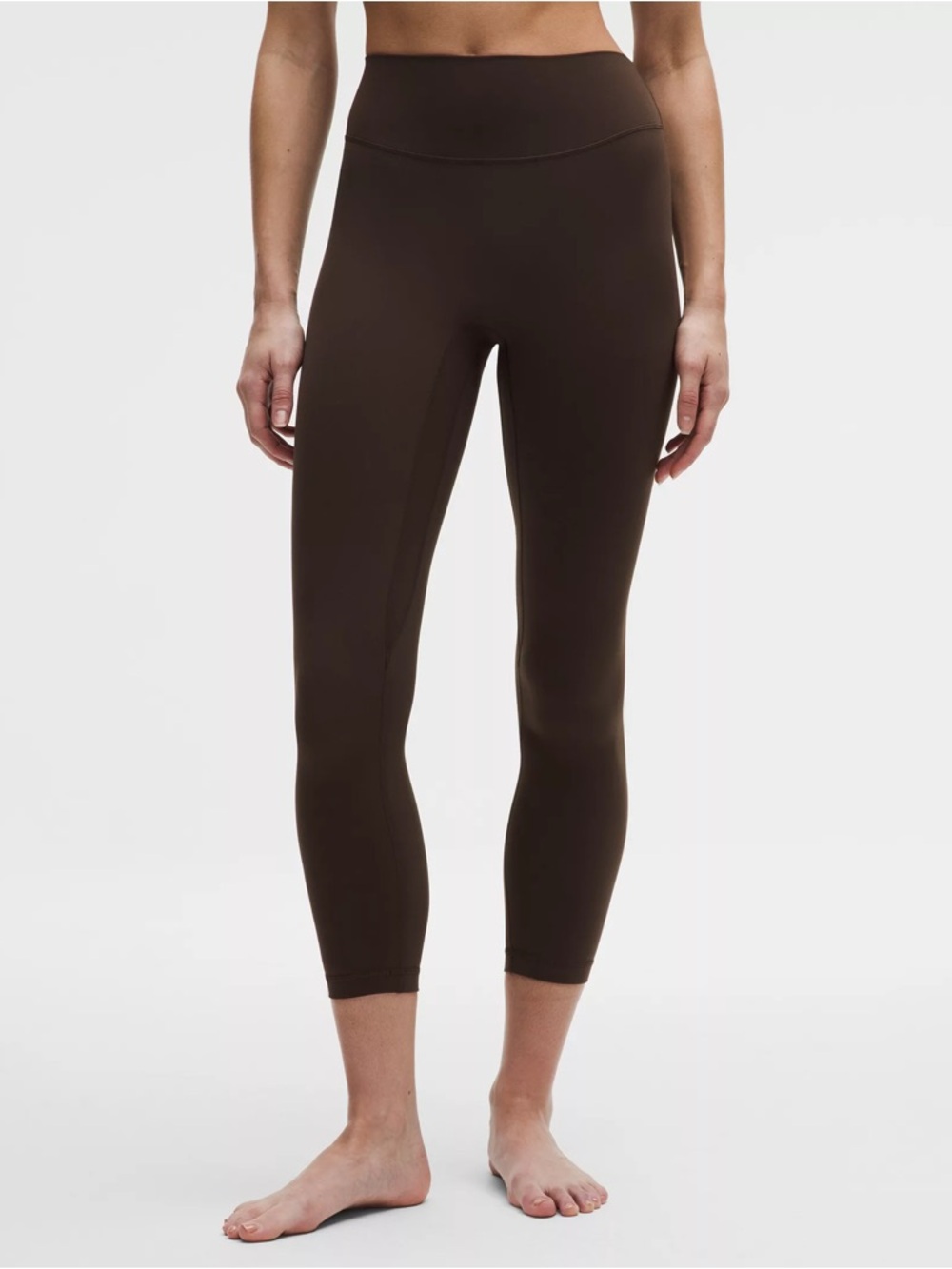 Lululemon NWOT Ultra Thin Yoga Pants Size 8 Brown - Picture 3 of 7